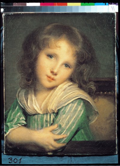 Niña en la ventana de Jean Baptiste Greuze